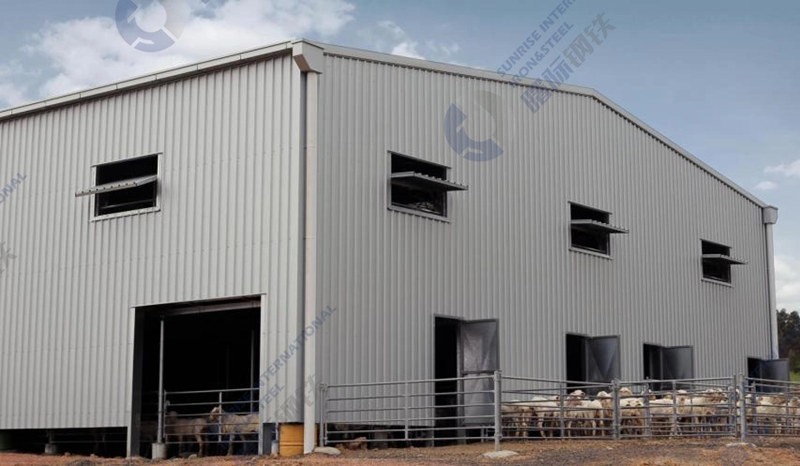 steel sheep shed prefab sheep shed5